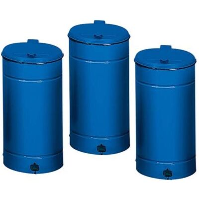 VAR Treteimer EURO-Pedal Tretabfallsammler 60 L blau grossvolumig, für den Einsatz von 60-70 ltr. Ku, Abfalleimer, Blau VAR Treteimer EURO-Pedal Tretabfallsammler 60 L blau grossvolumig, für den Einsatz von 60-70 ltr. Ku, Abfalleimer, Blau