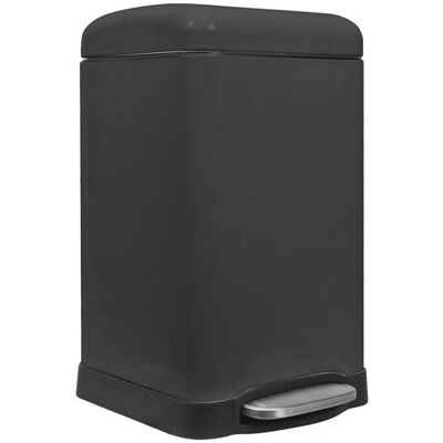 Perel Urban bin - 20 l - Square - Black matt, Abfalleimer, Schwarz Perel Urban bin - 20 l - Square - Black matt, Abfalleimer, Schwarz
