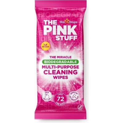 Staples Wet Wipes The Pink Stuff 72pcs, Reinigungsutensil, Rosa Staples Wet Wipes The Pink Stuff 72pcs, Reinigungsutensil, Rosa