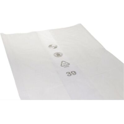 Deiss Kunststoffsack 950 l LD-PE transparent 60 µm B900/600xL1800mm, Abfallsack, Transparent Deiss Kunststoffsack 950 l LD-PE transparent 60 µm B900/600xL1800mm, Abfallsack, Transparent