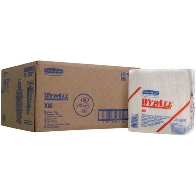 Wypall Wischtuch X80 8388 - 4 x 50 Stk., Reinigungsutensil, Weiss Wypall Wischtuch X80 8388 - 4 x 50 Stk., Reinigungsutensil, Weiss