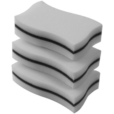 Franke Reinigungs-Schwamm-Set, Reinigungsutensil, Weiss, Schwarz Franke Reinigungs-Schwamm-Set, Reinigungsutensil, Weiss, Schwarz