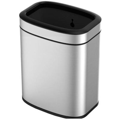 EKO Mülleimer OLI-Cube Open Top Bin 20 Edelstahl matt 20 L gebürsteter Edelstahl, mit offener Einwu, Abfalleimer, Silber EKO Mülleimer OLI-Cube Open Top Bin 20 Edelstahl matt 20 L gebürsteter Edelstahl, mit offener Einwu, Abfalleimer, Silber