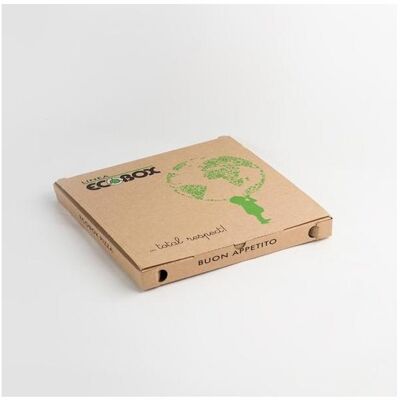 Antalis Pizzakarton ecobox braun fluorfrei 32x32x3cm 100Stk/Packung - (100 Stk.), Abfallsack, Braun Antalis Pizzakarton ecobox braun fluorfrei 32x32x3cm 100Stk/Packung - (100 Stk.), Abfallsack, Braun