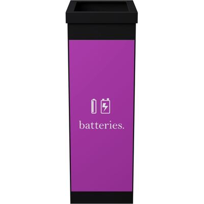 Paperflow Mülltrenner 60,0 l schwarz, lila, Abfalleimer, Violett, Schwarz Paperflow Mülltrenner 60,0 l schwarz, lila, Abfalleimer, Violett, Schwarz