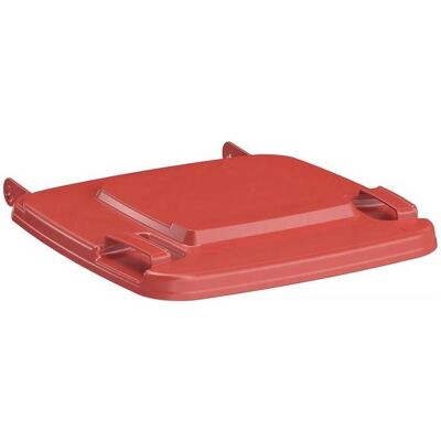 SULO Deckel Polyethylen rot passend für Müllgrossbehälter 80 l, Abfalleimer, Rot SULO Deckel Polyethylen rot passend für Müllgrossbehälter 80 l, Abfalleimer, Rot