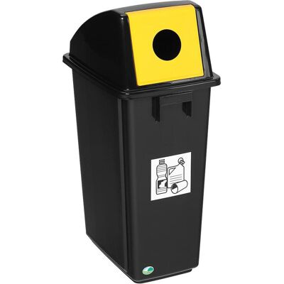 VAR Wertstoffsammler, 58 l, verschiedene Ausführungen, Abfalleimer, Schwarz VAR Wertstoffsammler, 58 l, verschiedene Ausführungen, Abfalleimer, Schwarz