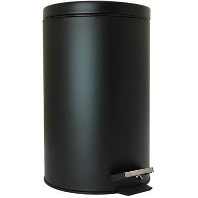 Perel Pedal bin - 14 l - Metal black, Abfalleimer, Schwarz Perel Pedal bin - 14 l - Metal black, Abfalleimer, Schwarz