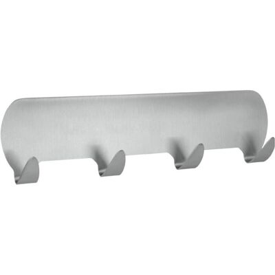 Metaltex, Handtuchhalter + Handtuchhaken, Hakenleiste Barette m. 4 Haken Inox 294520010 Metaltex, Handtuchhalter + Handtuchhaken, Hakenleiste Barette m. 4 Haken Inox 294520010