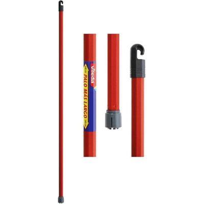 Vileda Roter Besen- und Moppstiel mit Monoclick-System 140 cm, Reinigungsutensil, Mehrfarbig Vileda Roter Besen- und Moppstiel mit Monoclick-System 140 cm, Reinigungsutensil, Mehrfarbig