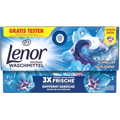 Lenor All-in-1 Pods Aprilfrisch Waschmittel 19 WL, Waschmittel + Textilpflege Lenor All-in-1 Pods Aprilfrisch Waschmittel 19 WL, Waschmittel + Textilpflege