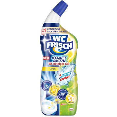 WC Frisch Kraft Aktiv, Reinigungsmittel, Gelb, Blau, Weiss WC Frisch Kraft Aktiv, Reinigungsmittel, Gelb, Blau, Weiss