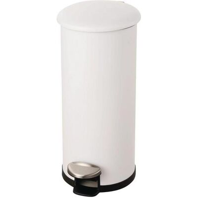 Helit Tretabfallsammler "the zinc" 20 l D239xH566mm Stahl, pulverbeschichtet weiss, Abfalleimer, Weiss Helit Tretabfallsammler "the zinc" 20 l D239xH566mm Stahl, pulverbeschichtet weiss, Abfalleimer, Weiss