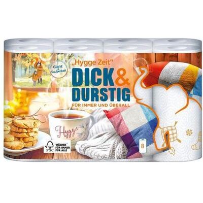 Dick & Durstig Küchentuch, Haushaltspapier, Weiss Dick & Durstig Küchentuch, Haushaltspapier, Weiss