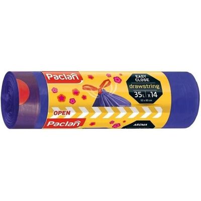 Paclan Bin Bangs Aroma 35l 14pcs, Abfallsack, Gelb Paclan Bin Bangs Aroma 35l 14pcs, Abfallsack, Gelb