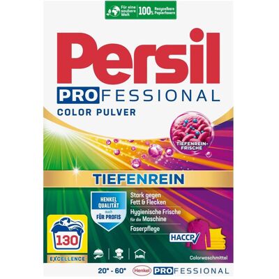 Persil Pulverwaschmittel Color Professional 130 WG, 7.8 kg, Waschmittel + Textilpflege Persil Pulverwaschmittel Color Professional 130 WG, 7.8 kg, Waschmittel + Textilpflege