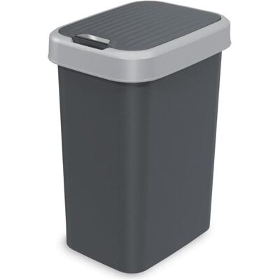 Kerbl Orion Kunststoff-Mülleimer – 25 l – Grau – 33 x 25,5 x 45,5 cm, Abfalleimer, Grau Kerbl Orion Kunststoff-Mülleimer – 25 l – Grau – 33 x 25,5 x 45,5 cm, Abfalleimer, Grau