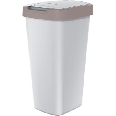 Prosperplast COMPACTA Q Abfallbehälter - hellbraun, Abfalleimer, Braun, Grau Prosperplast COMPACTA Q Abfallbehälter - hellbraun, Abfalleimer, Braun, Grau
