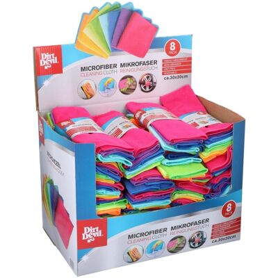 Dirt Devil Cloth MF 8pcs 30x30 8clr, Reinigungsutensil, Mehrfarbig Dirt Devil Cloth MF 8pcs 30x30 8clr, Reinigungsutensil, Mehrfarbig