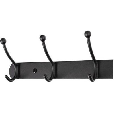 Astar, Kleiderhaken + Wandgarderobe, HOOK CLOTHING WUP 1 C. 410X37 BLACK Astar, Kleiderhaken + Wandgarderobe, HOOK CLOTHING WUP 1 C. 410X37 BLACK