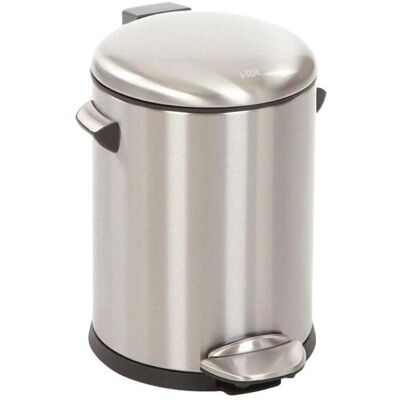 EKO Fusspedaleimer Belle Deluxe Matt Silber Inox, Abfalleimer, Silber EKO Fusspedaleimer Belle Deluxe Matt Silber Inox, Abfalleimer, Silber