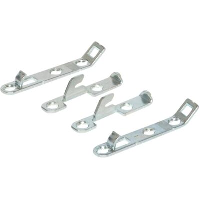Müllex Fronthalterung X-LINE Pro, komplett, Abfalleimer, Silber Müllex Fronthalterung X-LINE Pro, komplett, Abfalleimer, Silber