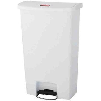 Rubbermaid Tretabfallsammler fahrbar, Abfalleimer, Weiss Rubbermaid Tretabfallsammler fahrbar, Abfalleimer, Weiss