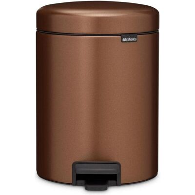 Brabantia Kosmetikeimer NewIcon 5 l, Warm Bronze, Abfalleimer, Bronze, Braun Brabantia Kosmetikeimer NewIcon 5 l, Warm Bronze, Abfalleimer, Bronze, Braun