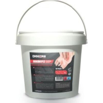 Diggers Tools DIGGERS DIG015 Heavy Duty Handreinigungstücher 27x26 cm 100 Stück, Reinigungsutensil Diggers Tools DIGGERS DIG015 Heavy Duty Handreinigungstücher 27x26 cm 100 Stück, Reinigungsutensil
