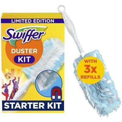 Swiffer Duster kit 1 handtag +3 refiller Dance away the dust, Reinigungsutensil Swiffer Duster kit 1 handtag +3 refiller Dance away the dust, Reinigungsutensil