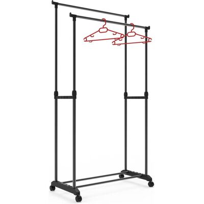 Hanah Home Shore Duo Drying Rack, Wäscheständer, Schwarz, Grau Hanah Home Shore Duo Drying Rack, Wäscheständer, Schwarz, Grau