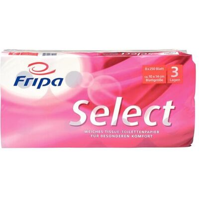 Fripa, Toilettenpapier, Select (8 Stk.) Fripa, Toilettenpapier, Select (8 Stk.)