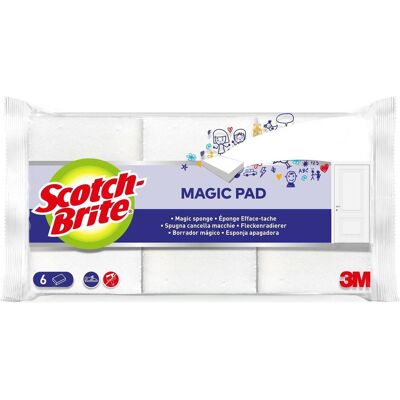 Scotch-Brite Magic Fleckenradierer, Reinigungsutensil, Weiss Scotch-Brite Magic Fleckenradierer, Reinigungsutensil, Weiss