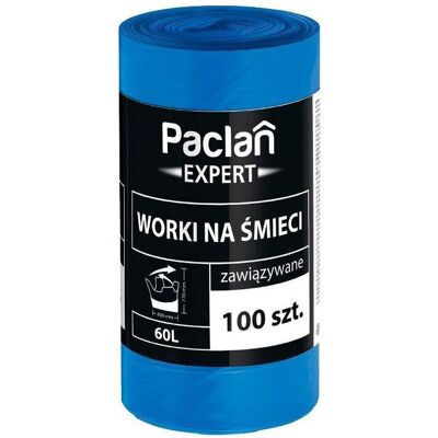 Paclan Müllbeutel 60L 100 Stück, Abfallsack Paclan Müllbeutel 60L 100 Stück, Abfallsack
