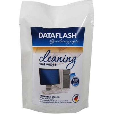 DataFlash, Reinigung PC + Peripherie, DF 1516 Reinigungstücher Nachfüllpackung 100 St. (100x) DataFlash, Reinigung PC + Peripherie, DF 1516 Reinigungstücher Nachfüllpackung 100 St. (100x)