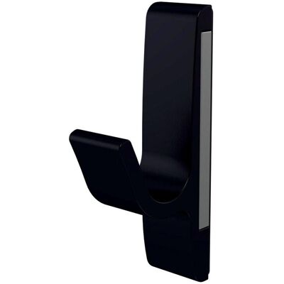 HERMETA Magnetischer Wandhaken aus Aluminium - 85mm - Matt Schwarz HERMETA Magnetischer Wandhaken aus Aluminium - 85mm - Matt Schwarz