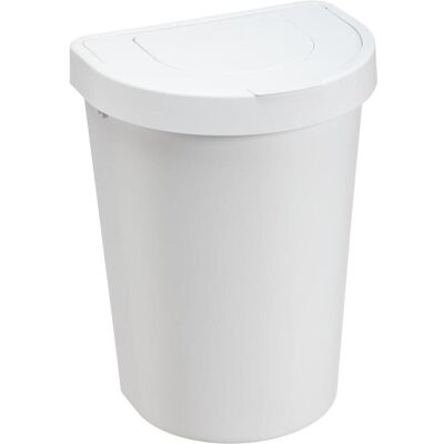 Plast team Abfallbehälter Bin Swing Bin 25l Weiss 1358..., Abfalleimer, Weiss Plast team Abfallbehälter Bin Swing Bin 25l Weiss 1358..., Abfalleimer, Weiss