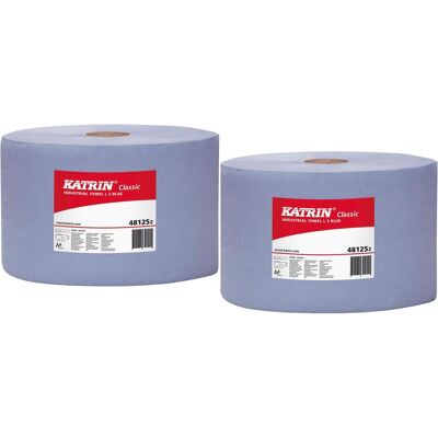 Katrin – limpie Classic L, Stoff, 3lg., Papier 500Tü., 22 x 38 cm, Haushaltspapier, Weiss Katrin – limpie Classic L, Stoff, 3lg., Papier 500Tü., 22 x 38 cm, Haushaltspapier, Weiss