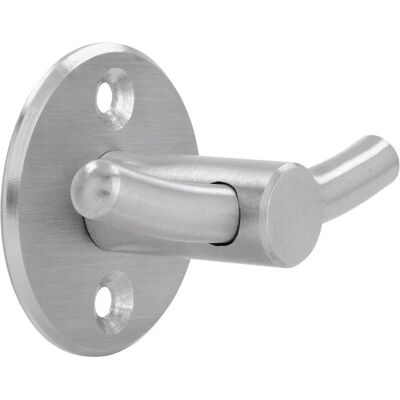 Siro Garderobenhaken - Gebürsteter Edelstahl - 64mm Breite, 42mm Höhe Siro Garderobenhaken - Gebürsteter Edelstahl - 64mm Breite, 42mm Höhe