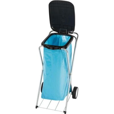 Nölle Abfallsammler H780xB350xT370mm 20-130 l 1-fach, mit Rollen und Gitterboden, Abfalleimer Nölle Abfallsammler H780xB350xT370mm 20-130 l 1-fach, mit Rollen und Gitterboden, Abfalleimer