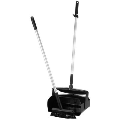 Vikan Fejebakkesaet lukket med kost 350mm Medium sort, Reinigungsutensil, Schwarz Vikan Fejebakkesaet lukket med kost 350mm Medium sort, Reinigungsutensil, Schwarz