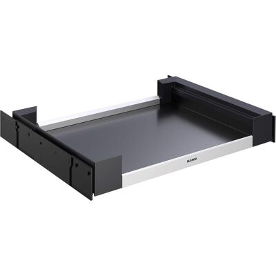 Blanco Flat Drawer 60 Frontauszug Kunststoff, Aluminium, Stahlblech schwarzgrau 60er Unterschran, Abfalleimer, Grau, Schwarz Blanco Flat Drawer 60 Frontauszug Kunststoff, Aluminium, Stahlblech schwarzgrau 60er Unterschran, Abfalleimer, Grau, Schwarz
