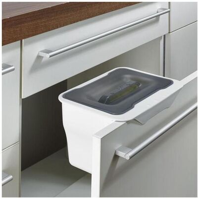 Hettich Bio Box, Abfalleimer, Weiss, Grau Hettich Bio Box, Abfalleimer, Weiss, Grau