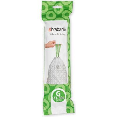 Brabantia PerfectFit Bags, Abfallsack, Weiss Brabantia PerfectFit Bags, Abfallsack, Weiss