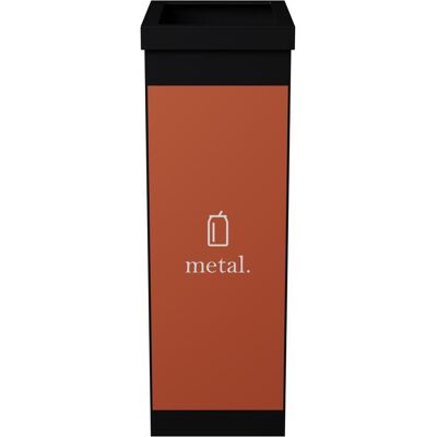 PAPERFLOW Mülltrenner 60L schwarz, orange – Innenbereich PAPERFLOW Mülltrenner 60L schwarz, orange – Innenbereich