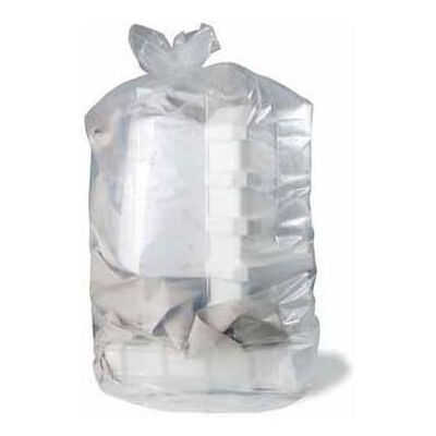 Transpak Abfallsack Premium Grösse XL Masse 800+500x2200mm Stärke 90µ PE transparent Inhalt 1000l, Abfallsack, Transparent Transpak Abfallsack Premium Grösse XL Masse 800+500x2200mm Stärke 90µ PE transparent Inhalt 1000l, Abfallsack, Transparent
