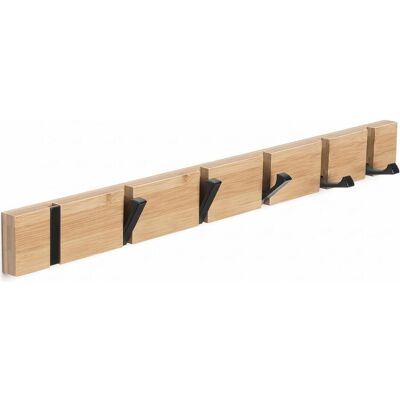 Relaxdays, Kleiderhaken + Wandgarderobe, Garderobenleiste Relaxdays, Kleiderhaken + Wandgarderobe, Garderobenleiste