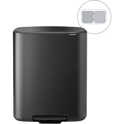 Brabantia Cestino per Rifiuti, Abfalleimer, Grau Brabantia Cestino per Rifiuti, Abfalleimer, Grau
