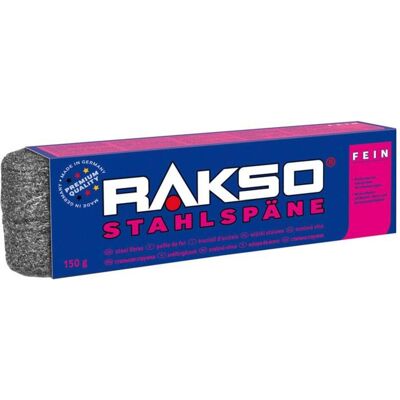 Rakso Stahlspäne grob à 150g, Reinigungsutensil, Silber Rakso Stahlspäne grob à 150g, Reinigungsutensil, Silber