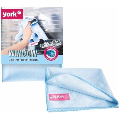 York Mikrofasertuch zum Reinigen von Fenstern 30 x 30 cm, Reinigungsutensil, Mehrfarbig York Mikrofasertuch zum Reinigen von Fenstern 30 x 30 cm, Reinigungsutensil, Mehrfarbig